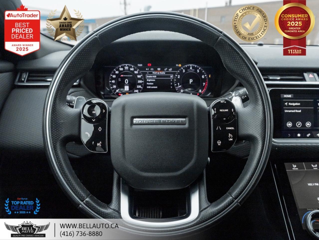 2020 Land Rover Range Rover Velar R-Dynamic S | HUD | PANO | B.CAM | B.SPOT | LOWKMS | NOACCIDENT Toronto ON