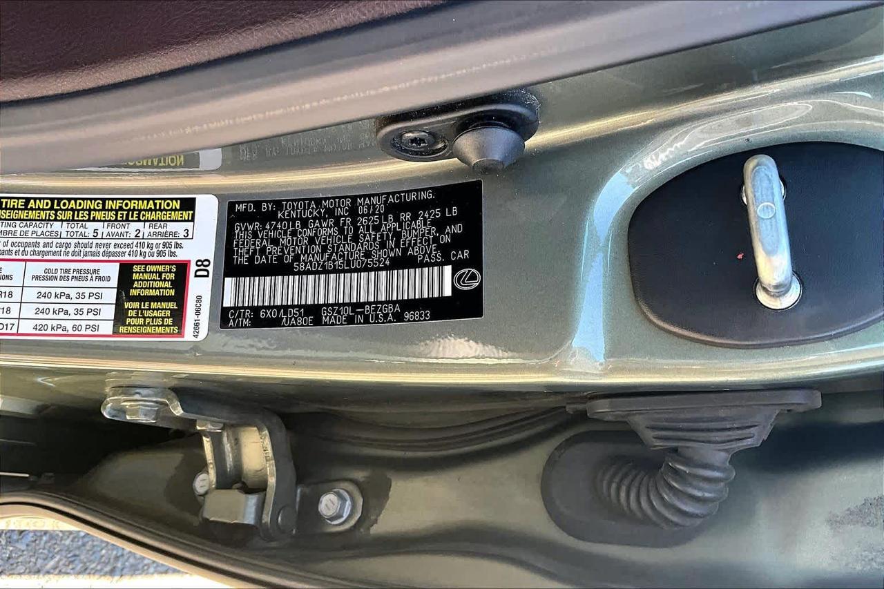 2020 Lexus ES 350 Folsom CA