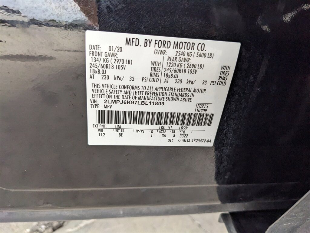 2020 Lincoln Nautilus Reserve San Clemente CA