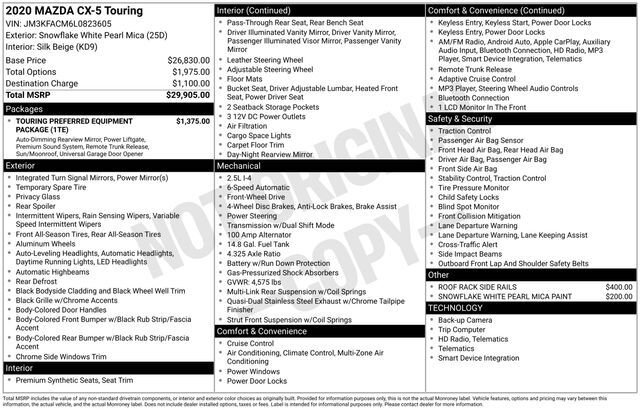 2020 MAZDA CX-5 Touring Raleigh NC