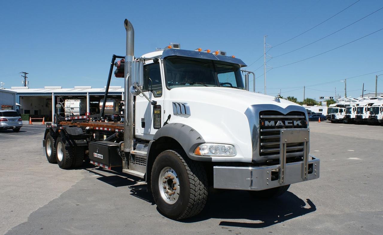 2020 Mack GR64B 60,000 lb Galbreath Roll Off Truck