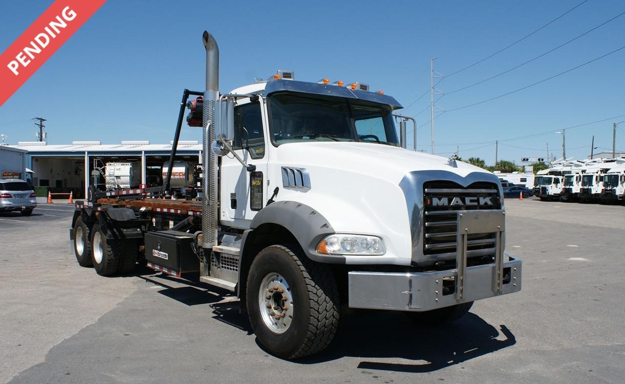 2020 Mack GR64B 60,000 lb Galbreath Roll Off Truck