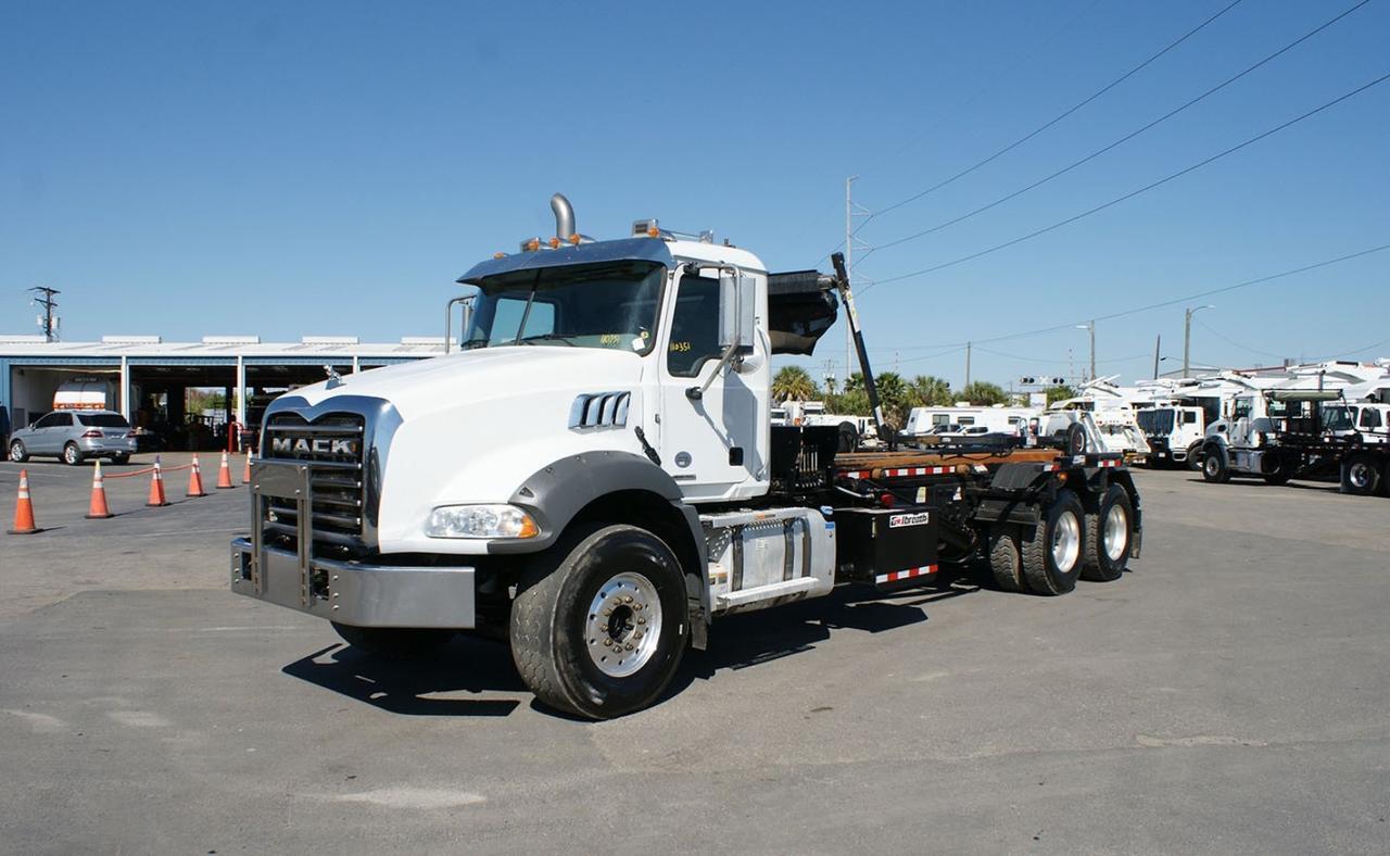 2020 Mack GR64F 60,000 lb Galbreath Roll Off Truck