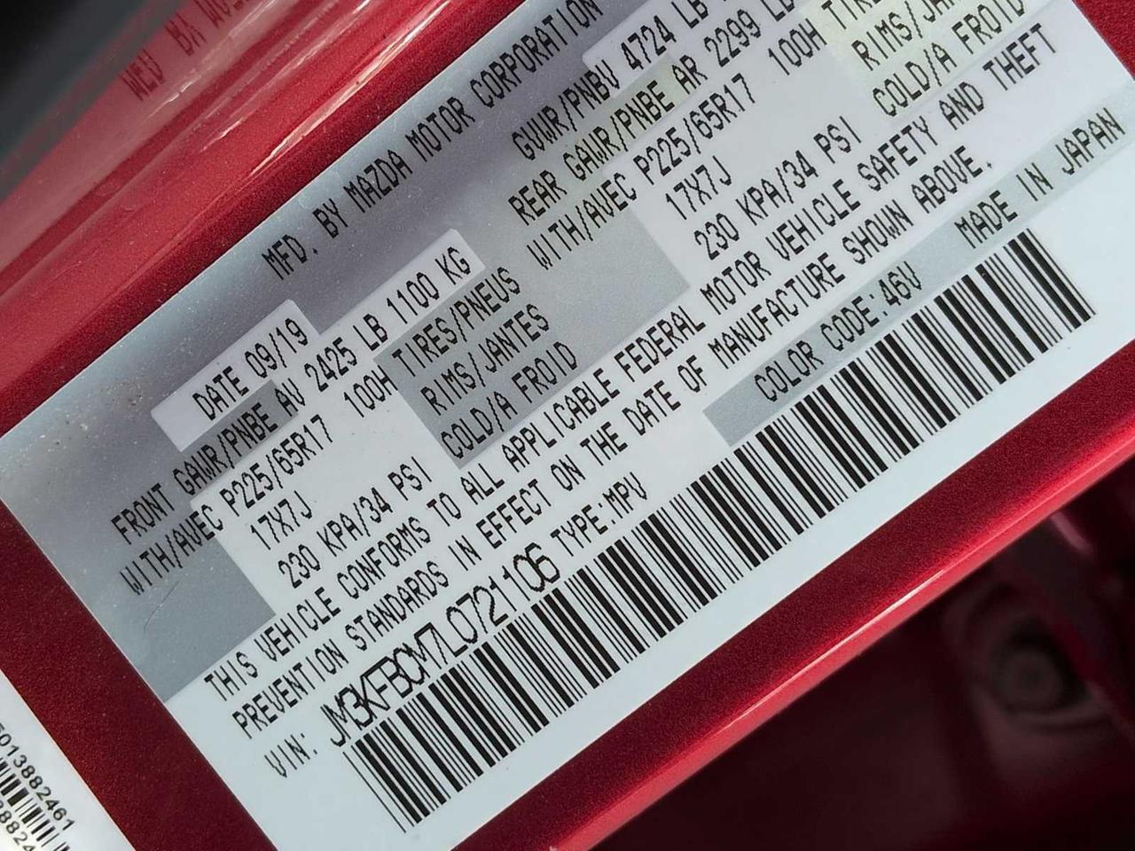 2020 Mazda CX-5 Touring Irving TX