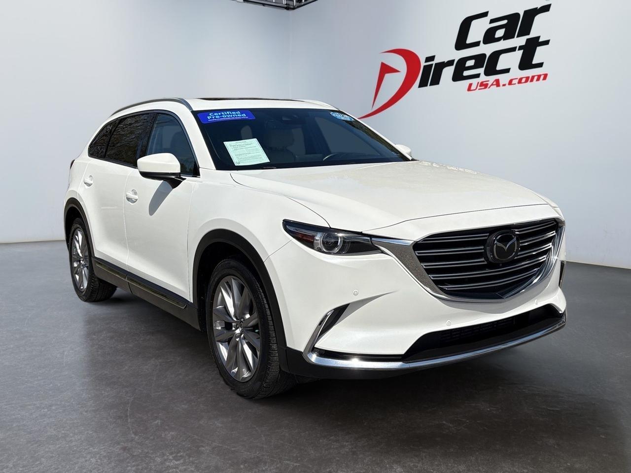 2020 Mazda CX-9 Grand Touring, HEADS UP DISPLAY, SUNROOF, 360 BACKUP CAMERA, POWER LIFTGATE, CAPTAINS CHAIRS, 3RD ROW SEATING, HEATED & COOLING SEATS, APPLE CARPLAY/ANDROID AUTO, BLIND SPOT ALERT, LANE KEEP ASSIST, LOW MILES, CLEAN CARFAX, RIDE IN LUXURY!