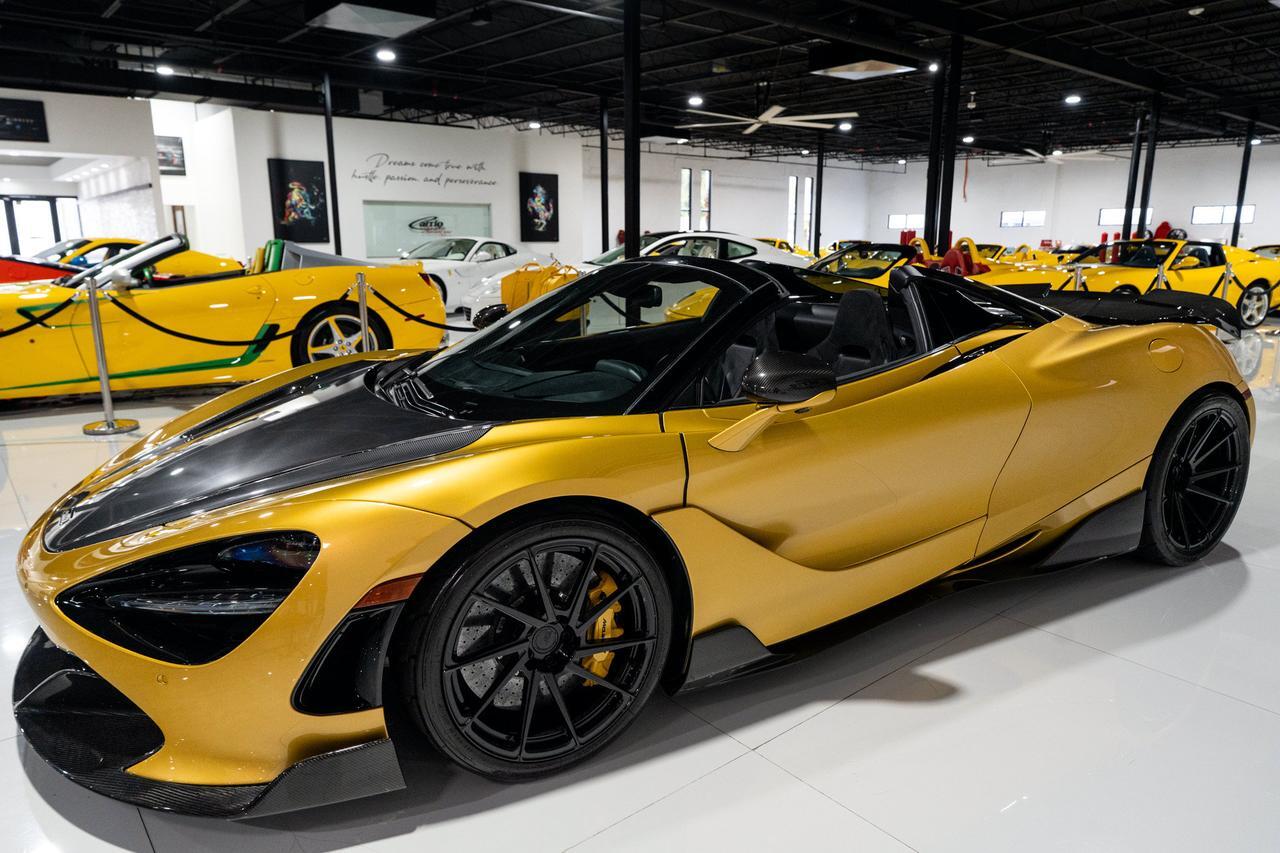 2020 McLaren 720S Luxury Spider Aztec Gold paint, Carbon Black interior, Bowers & Wilkins audio AND MUCH MORE!! Fort Lauderdale FL