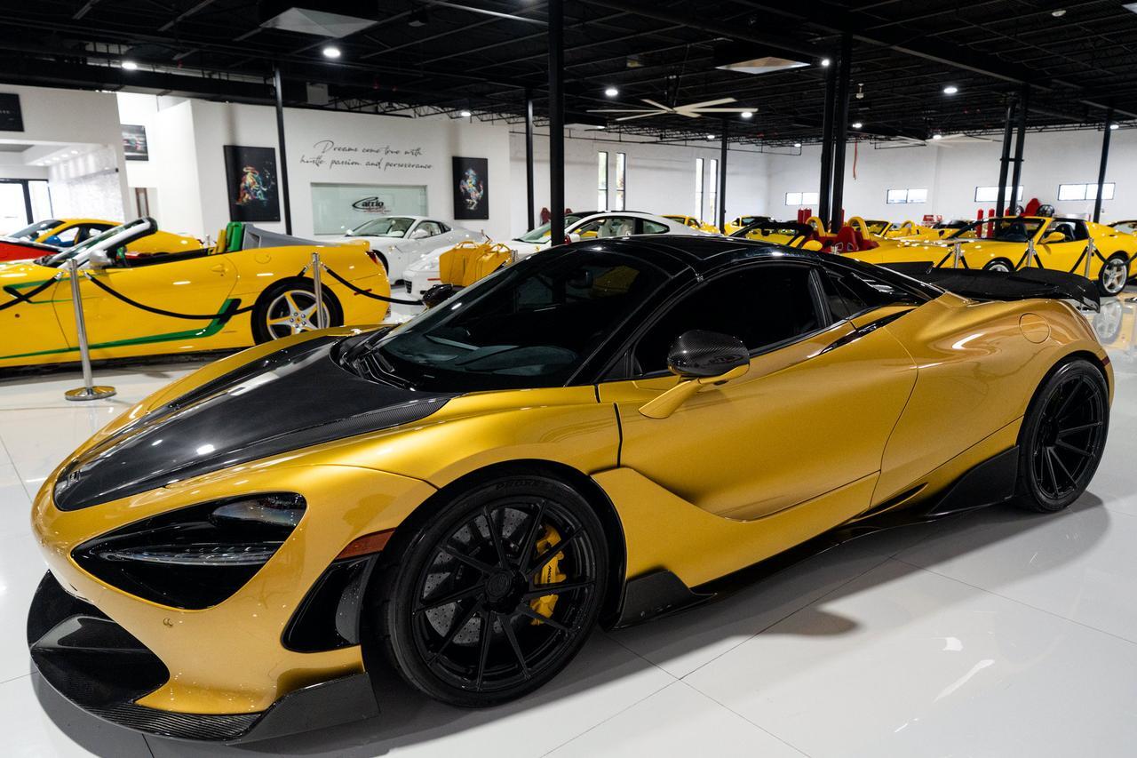 2020 McLaren 720S Luxury Spider Aztec Gold paint, Carbon Black interior, Bowers & Wilkins audio AND MUCH MORE!! Fort Lauderdale FL
