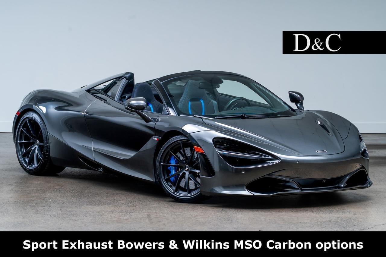 2020 McLaren 720S Performance Sport Exhaust Bowers &amp; Wilkins MSO Carbon options