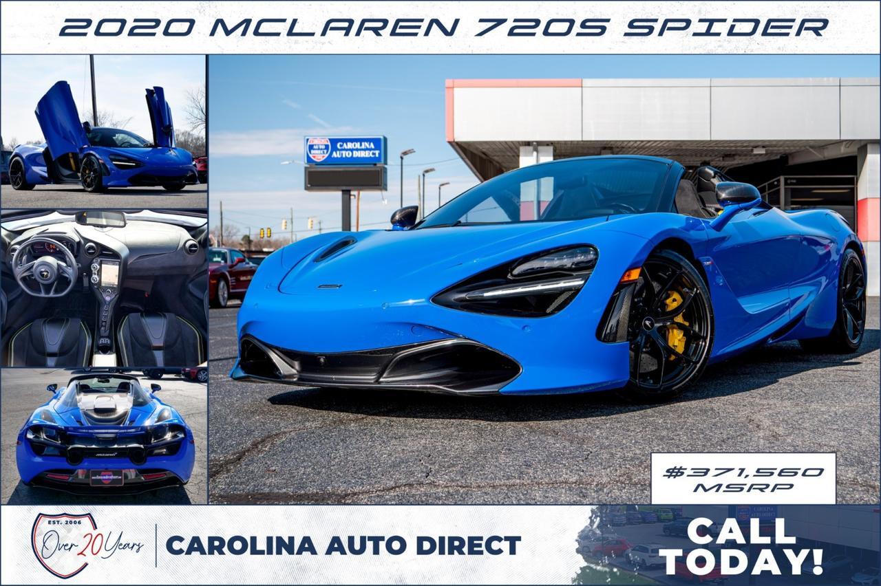 2020 McLaren 720S Spider / Performance Package / MSO Paint / Full PPF!