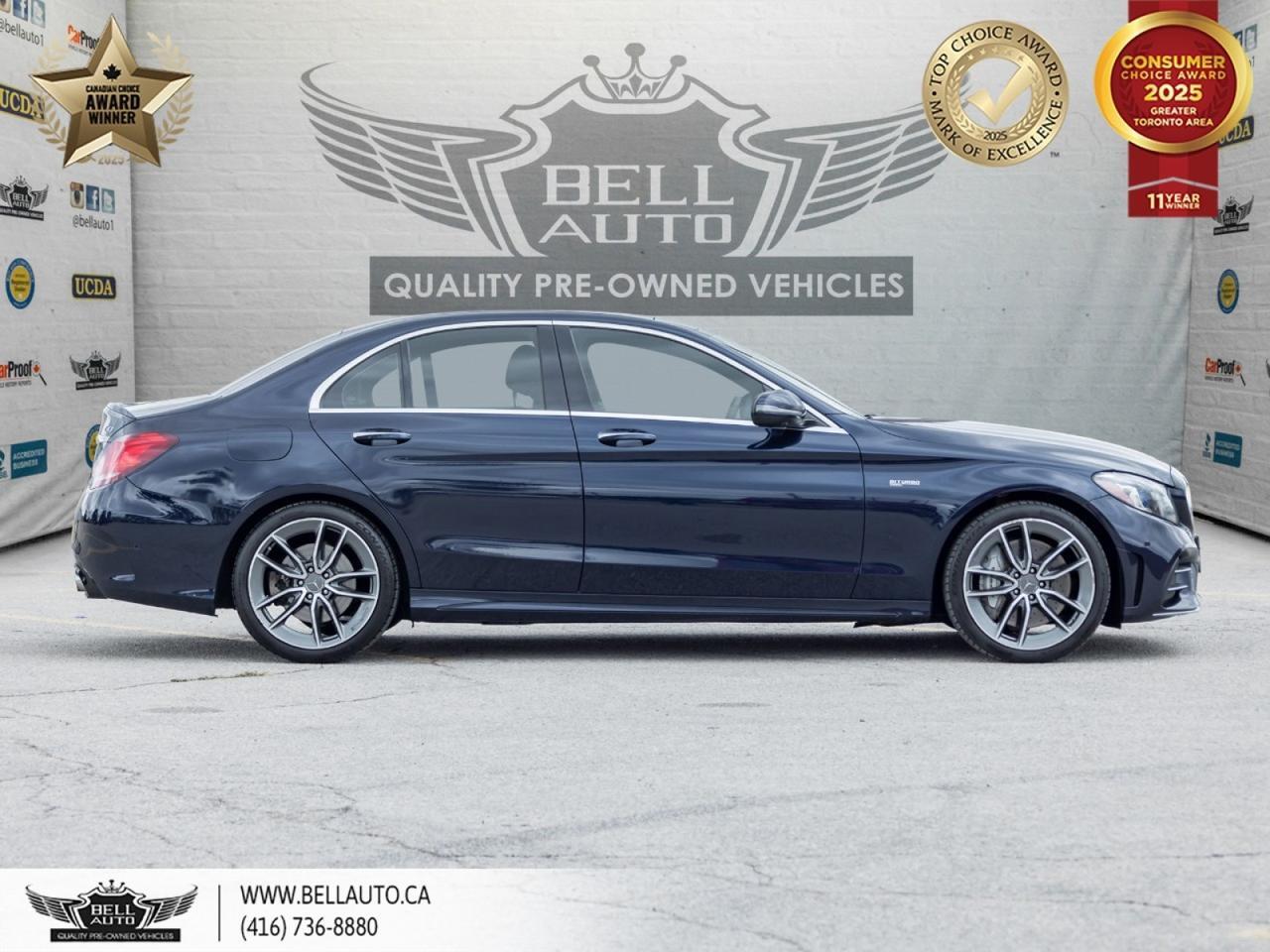 2020 Mercedes-Benz C-Class AMG C43 | BURMESTER | PANO | DISTRONIC | PREMIUM PKG | MERCEDES SERVICE HISTORY | NO ACCIDENT Toronto ON