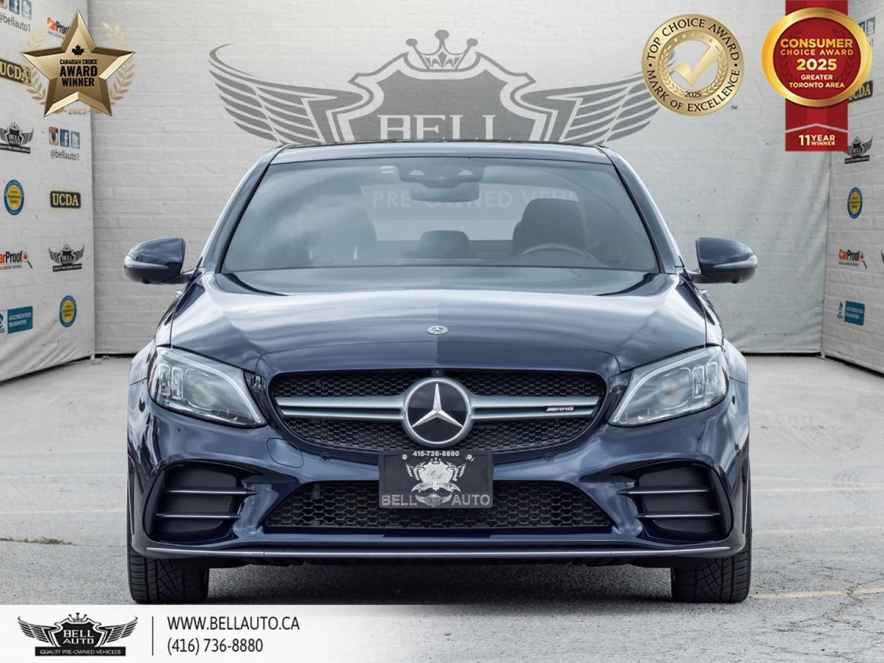 2020 Mercedes-Benz C-Class AMG C43 | BURMESTER | PANO | DISTRONIC | PREMIUM PKG | MERCEDES SERVICE HISTORY | NO ACCIDENT Toronto ON