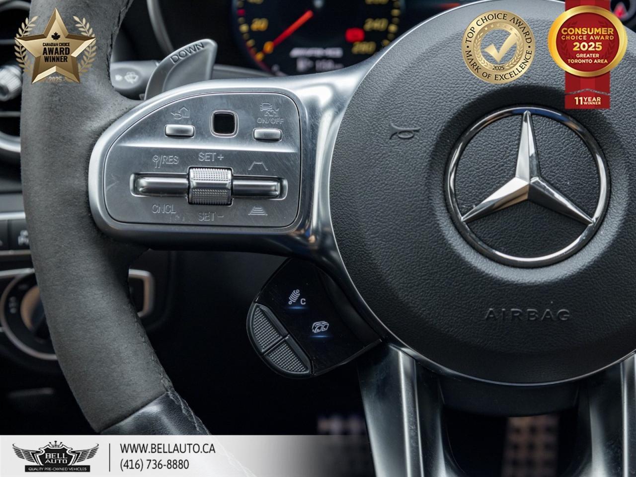 2020 Mercedes-Benz C-Class AMG C43 | BURMESTER | PANO | DISTRONIC | PREMIUM PKG | MERCEDES SERVICE HISTORY | NO ACCIDENT Toronto ON