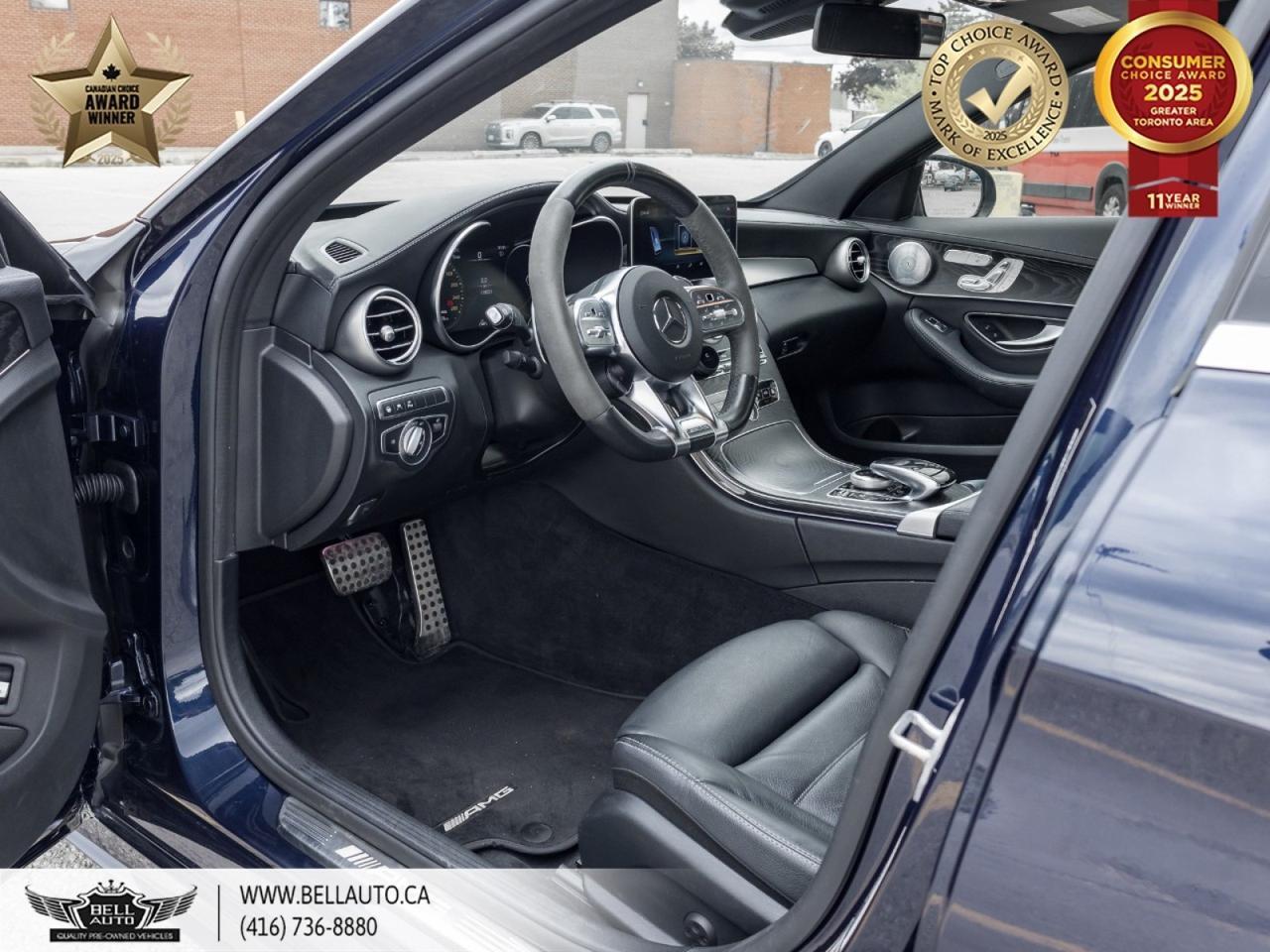 2020 Mercedes-Benz C-Class AMG C43 | BURMESTER | PANO | DISTRONIC | PREMIUM PKG | MERCEDES SERVICE HISTORY | NO ACCIDENT Toronto ON