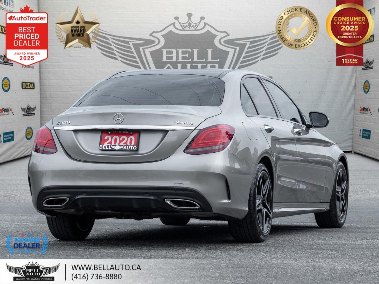 2020 Mercedes-Benz C-Class C300 | AMGPKG | NIGHTPKG | PRMPKG | NAVI | B.CAM | PANO | NOACCIDENT Toronto ON