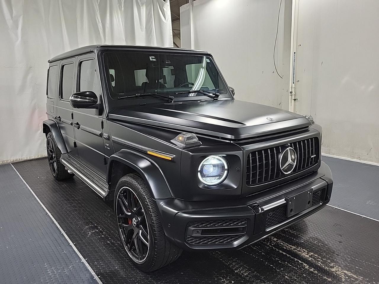 2020 Mercedes-Benz G-Class AMG G 63 AMG NIGHT PKG PLUS AMG CARBON FIBRE TRIM BURMESTER SOUND IWC WATCH 22 AMG FORGED MATTE BLACK RIMS AMG PERFORMANCE STEERING WHEEL CLEAN CARFAX