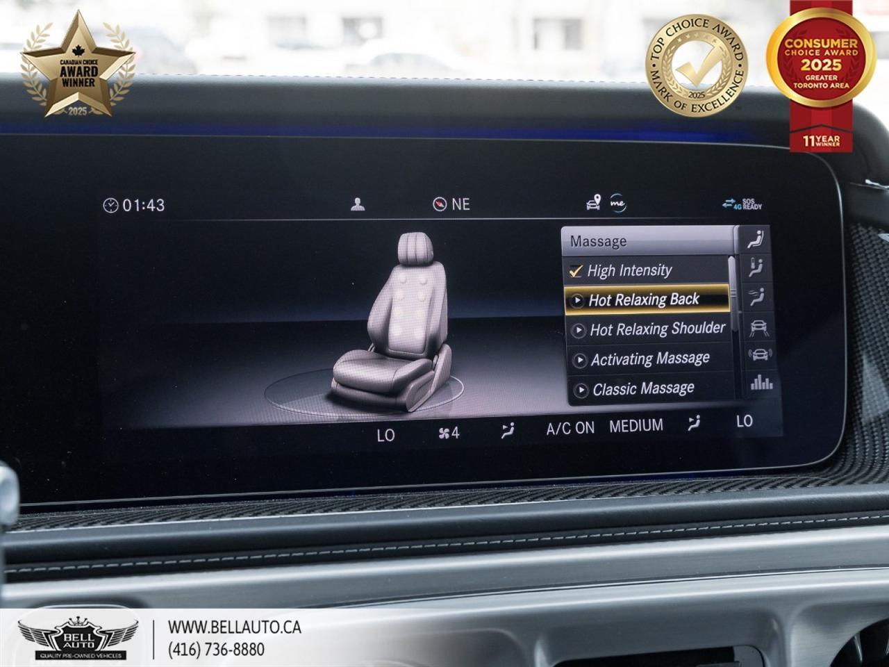 2020 Mercedes-Benz G-Class AMG G 63 AMG NIGHT PKG PLUS AMG CARBON FIBRE TRIM BURMESTER SOUND IWC WATCH 22 AMG FORGED MATTE BLACK RIMS AMG PERFORMANCE STEERING WHEEL CLEAN CARFAX Toronto ON