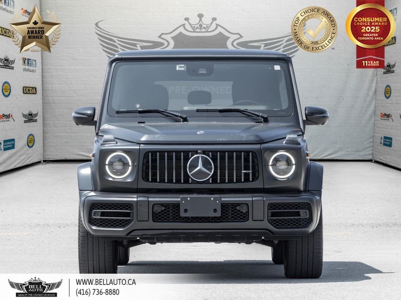 2020 Mercedes-Benz G-Class AMG G 63 AMG NIGHT PKG PLUS AMG CARBON FIBRE TRIM BURMESTER SOUND IWC WATCH 22 AMG FORGED MATTE BLACK RIMS AMG PERFORMANCE STEERING WHEEL CLEAN CARFAX Toronto ON