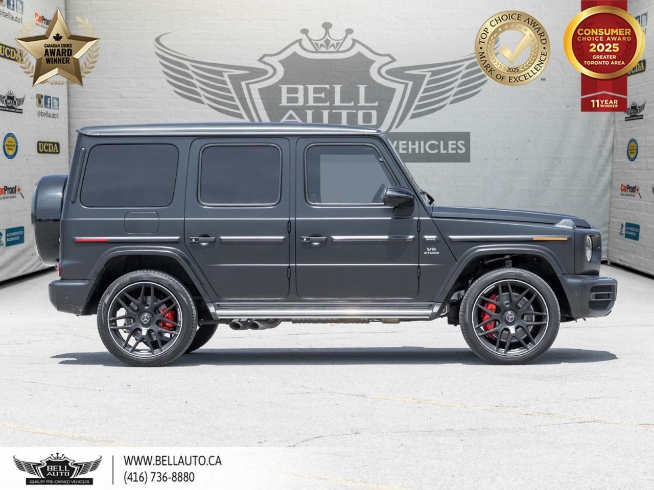 2020 Mercedes-Benz G-Class AMG G 63 AMG NIGHT PKG PLUS AMG CARBON FIBRE TRIM BURMESTER SOUND IWC WATCH 22 AMG FORGED MATTE BLACK RIMS AMG PERFORMANCE STEERING WHEEL CLEAN CARFAX Toronto ON