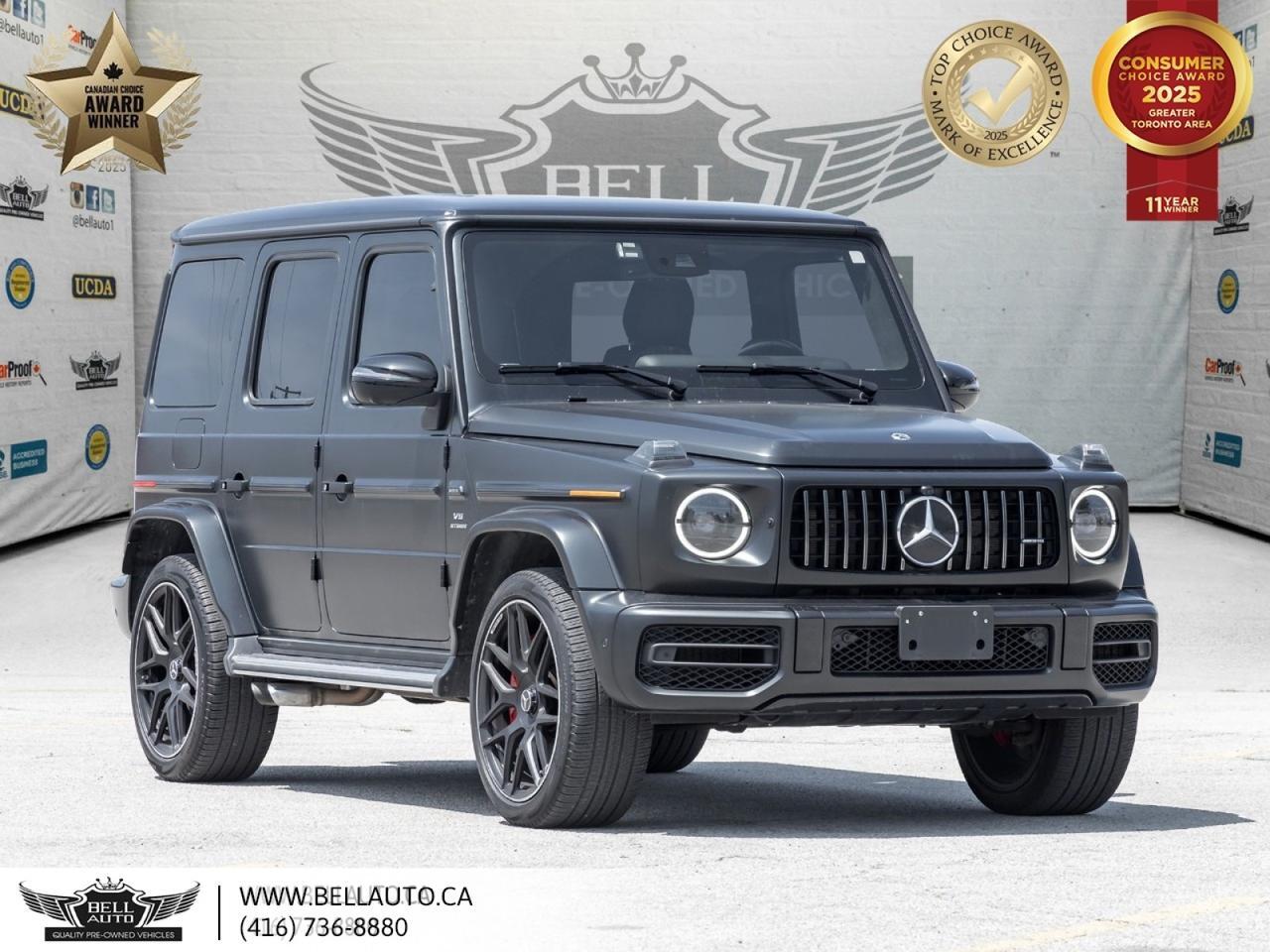 2020 Mercedes-Benz G-Class AMG G 63 AMG NIGHT PKG PLUS AMG CARBON FIBRE TRIM BURMESTER SOUND IWC WATCH 22 AMG FORGED MATTE BLACK RIMS AMG PERFORMANCE STEERING WHEEL CLEAN CARFAX