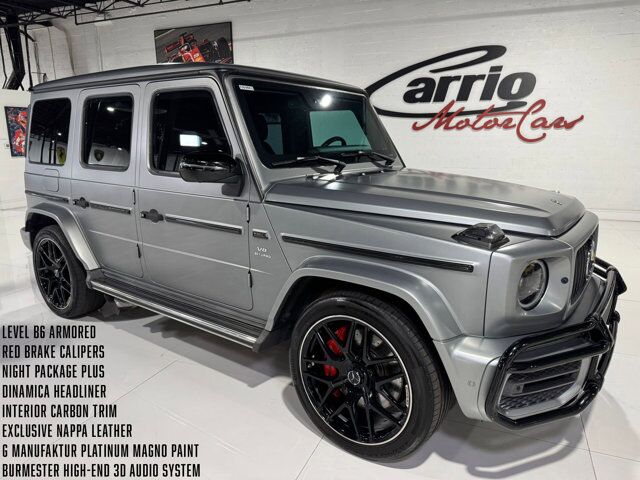 2020 Mercedes-Benz G-Class AMG G 63 LEVEL B6 ARMORED! G manufaktur paint, Exclusive Nappa leather, Night Package AND MUCH MORE! Fort Lauderdale FL