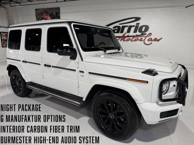 2020 Mercedes-Benz G-Class G 550 Night Package, carbon interior trim, Burmester High-End audio, G manufaktur options AND MORE!! Fort Lauderdale FL