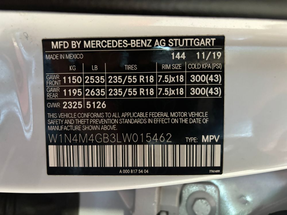 2020 Mercedes-Benz GLB 250 Base Franklin OH