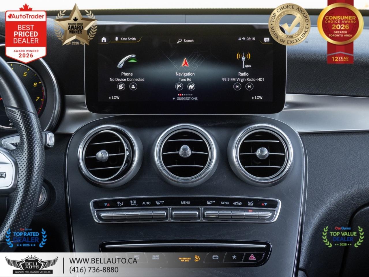 2020 Mercedes-Benz GLC 300 | AMGPKG | PRMPKG | NAVI | 360CAM | PANO | BRMSTR | NOACCIDENT Toronto ON