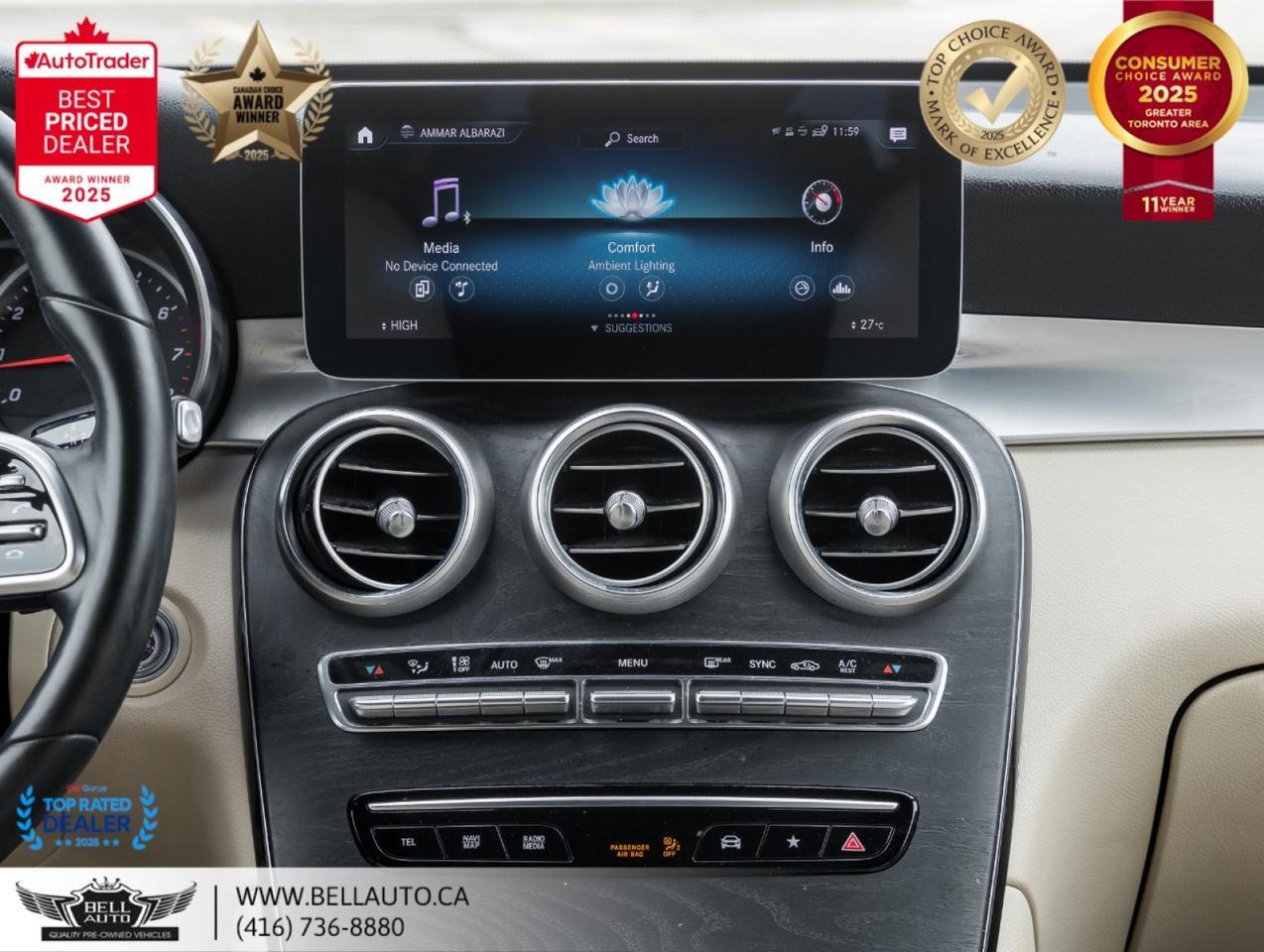 2020 Mercedes-Benz GLC 300 | AMGPKG | PRMPKG | NAVI | 360CAM | PANO | NOACCIDENT Toronto ON