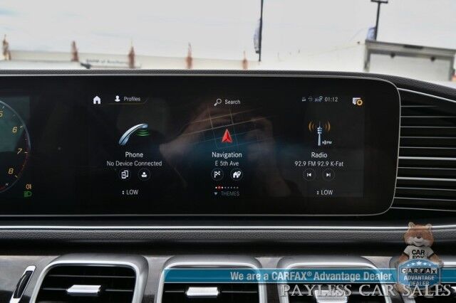 2020 Mercedes-Benz GLE 350 / AWD / Acoustic Comfort & Premium Pkg / Power & Heated Leather Seats / Sunroof / Navigation / Burmester Speakers / Blind Spot Alert / 360 Camera / Keyless Entry & Start / Third Row / Seats 7 / 26 MPG Anchorage AK