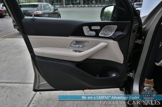 2020 Mercedes-Benz GLE 350 / AWD / Acoustic Comfort & Premium Pkg / Power & Heated Leather Seats / Sunroof / Navigation / Burmester Speakers / Blind Spot Alert / 360 Camera / Keyless Entry & Start / Third Row / Seats 7 / 26 MPG Anchorage AK