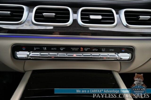 2020 Mercedes-Benz GLE 350 / AWD / Acoustic Comfort & Premium Pkg / Power & Heated Leather Seats / Sunroof / Navigation / Burmester Speakers / Blind Spot Alert / 360 Camera / Keyless Entry & Start / Third Row / Seats 7 / 26 MPG Anchorage AK