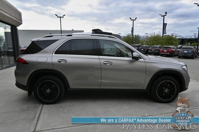 2020 Mercedes-Benz GLE 350 / AWD / Acoustic Comfort & Premium Pkg / Power & Heated Leather Seats / Sunroof / Navigation / Burmester Speakers / Blind Spot Alert / 360 Camera / Keyless Entry & Start / Third Row / Seats 7 / 26 MPG Anchorage AK