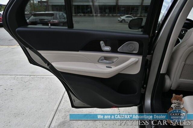 2020 Mercedes-Benz GLE 350 / AWD / Acoustic Comfort & Premium Pkg / Power & Heated Leather Seats / Sunroof / Navigation / Burmester Speakers / Blind Spot Alert / 360 Camera / Keyless Entry & Start / Third Row / Seats 7 / 26 MPG Anchorage AK