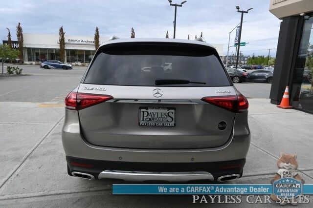 2020 Mercedes-Benz GLE 350 / AWD / Acoustic Comfort & Premium Pkg / Power & Heated Leather Seats / Sunroof / Navigation / Burmester Speakers / Blind Spot Alert / 360 Camera / Keyless Entry & Start / Third Row / Seats 7 / 26 MPG Anchorage AK