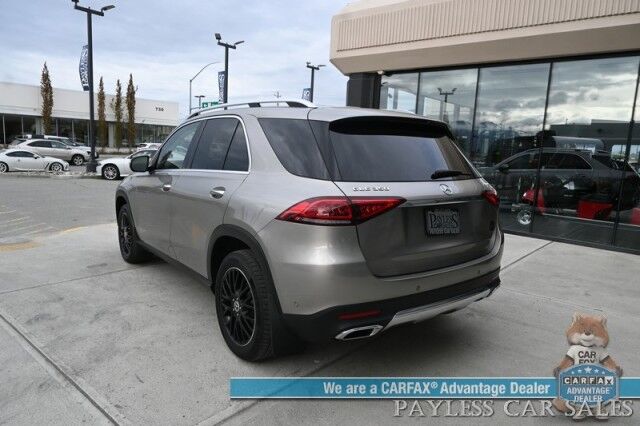 2020 Mercedes-Benz GLE 350 / AWD / Acoustic Comfort & Premium Pkg / Power & Heated Leather Seats / Sunroof / Navigation / Burmester Speakers / Blind Spot Alert / 360 Camera / Keyless Entry & Start / Third Row / Seats 7 / 26 MPG Anchorage AK