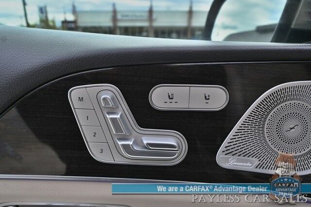 2020 Mercedes-Benz GLE 350 / AWD / Acoustic Comfort & Premium Pkg / Power & Heated Leather Seats / Sunroof / Navigation / Burmester Speakers / Blind Spot Alert / 360 Camera / Keyless Entry & Start / Third Row / Seats 7 / 26 MPG Anchorage AK