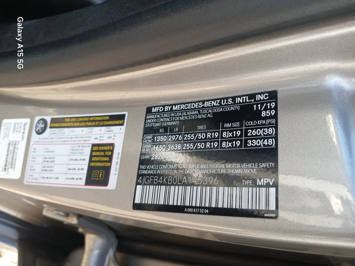 2020 Mercedes-Benz GLE GLE 350 4MATIC Sport Utility 4D Maitland FL