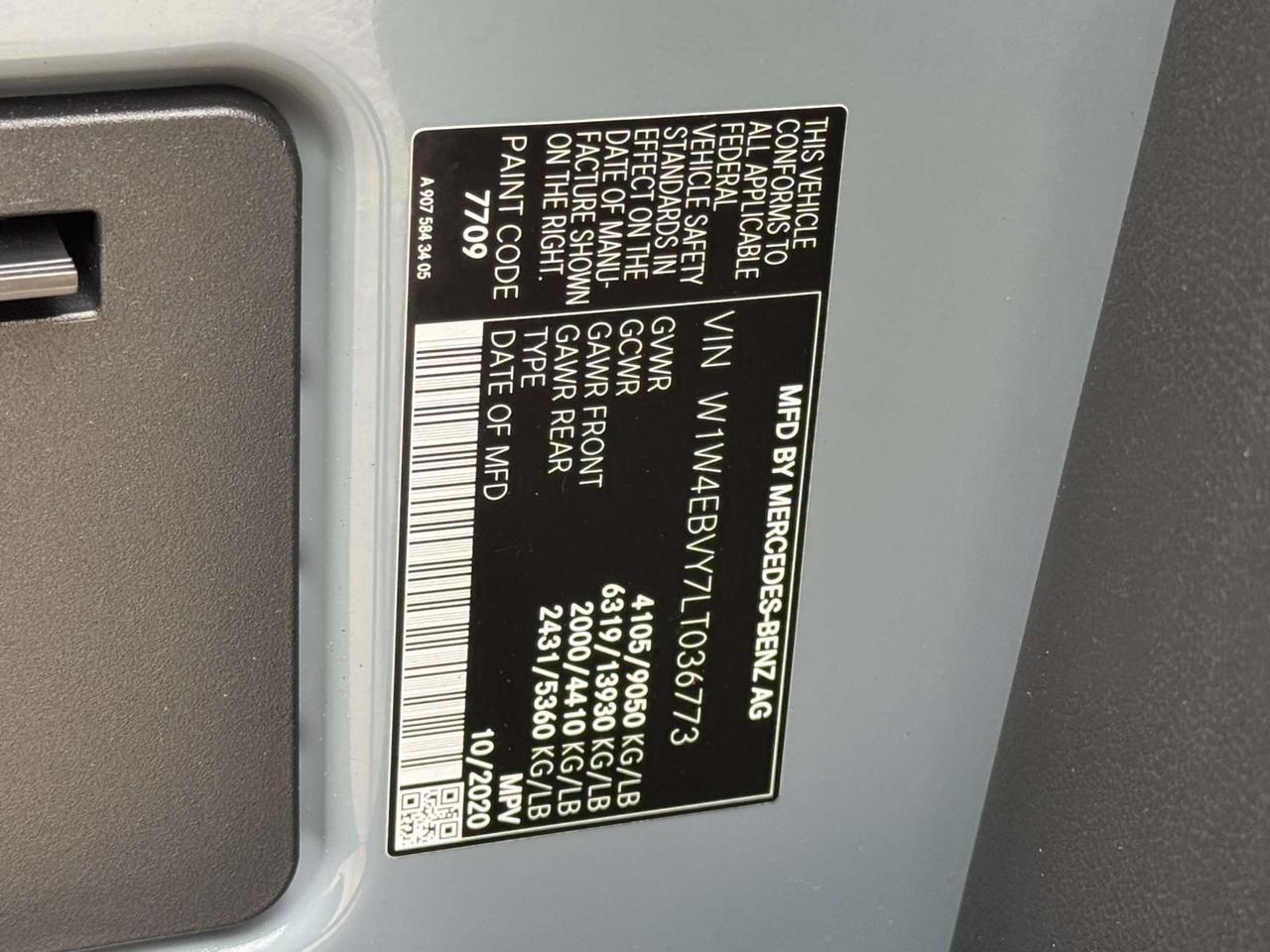 2020 Mercedes-Benz Sprinter 2500 Cargo 144 WB Fredericksburg VA