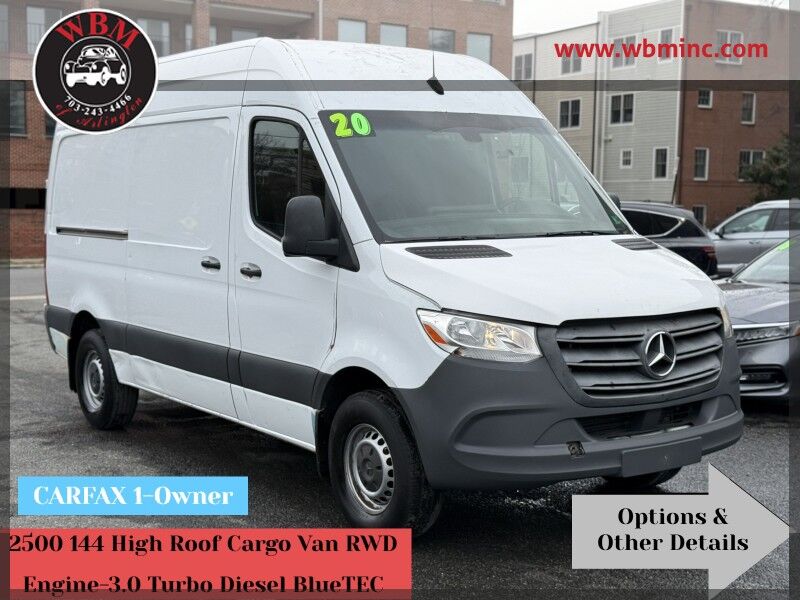 2020 Mercedes-Benz Sprinter Cargo 2500 144 V6 High Roof RWD