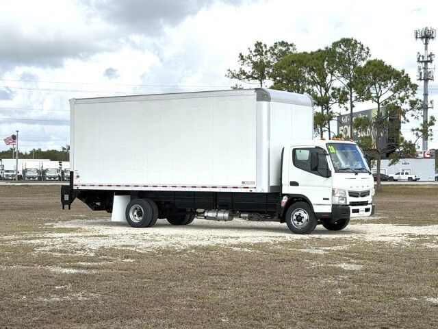 2020 Mitsubishi Fuso FE160 Gas 20' Dry Box Truck with 2,500lb Lift Gate Naples FL