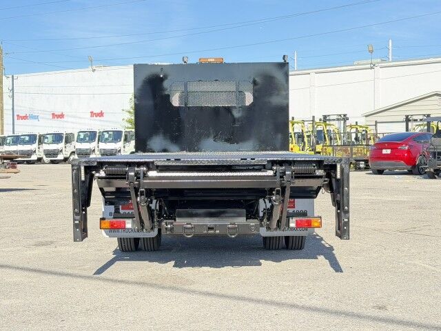 2020 Mitsubishi Fuso FE160GAS Crew Cab 15' BABCO steel flatbed Truck with 3,300lb. Lift Gate