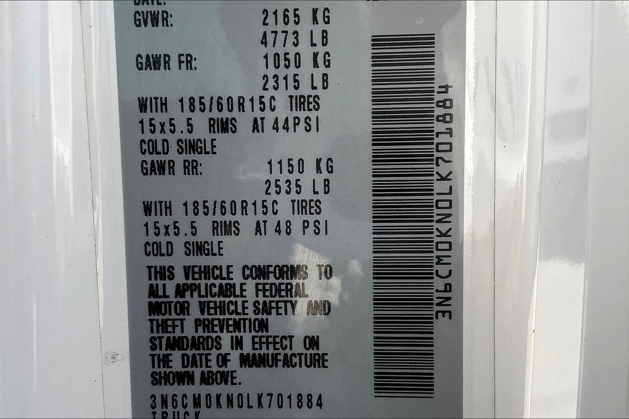 2020 NISSAN NV200 2.5S Houston TX