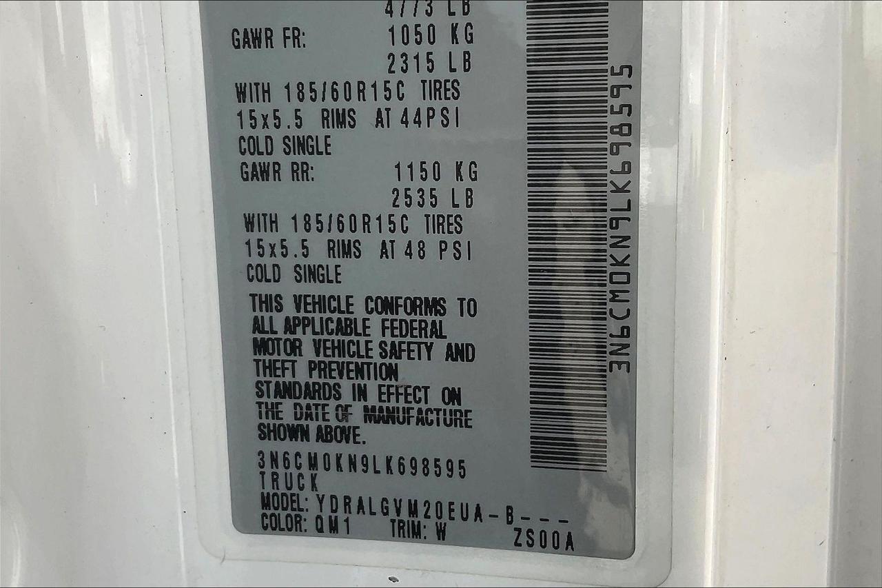 2020 NISSAN NV200 2.5S Houston TX
