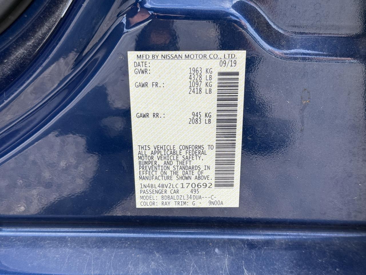 2020 Nissan Altima 2.5 S Crestwood KY