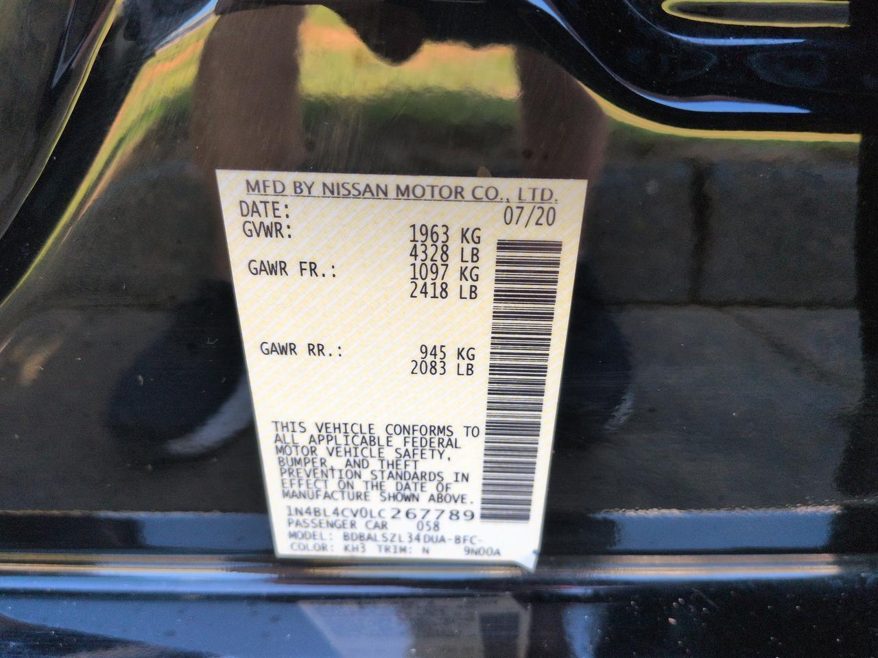 2020 Nissan Altima 2.5 SR Winder GA