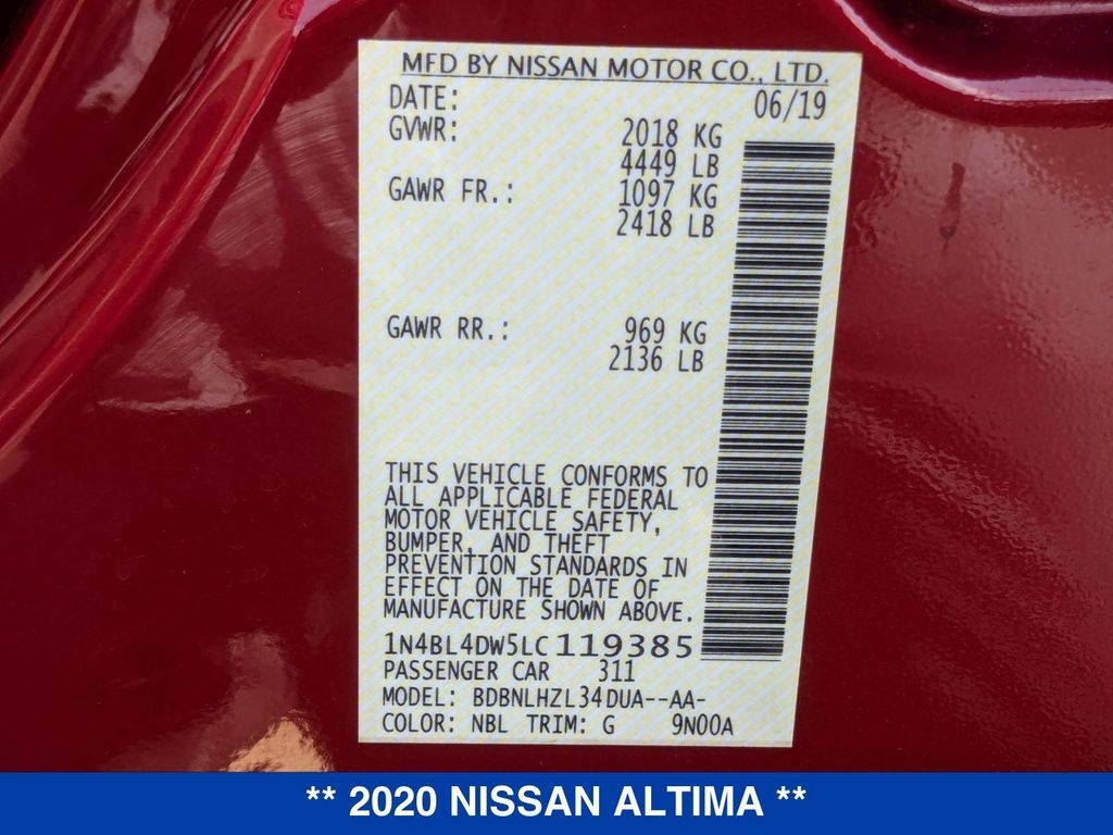 2020 Nissan Altima 2.5 SV North Attleboro MA
