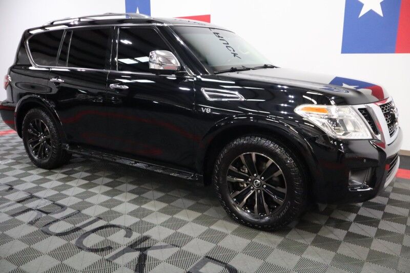 2020 Nissan Armada Platinum 2WD 5.6L V8 GPS Camera 3rd Row TV/DVD Sunroof FREE WARRANTY Arlington TX