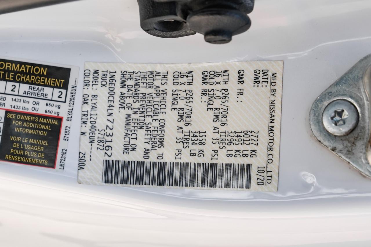 2020 Nissan Frontier S Farmers Branch TX