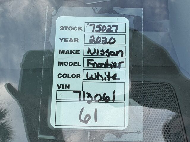 2020 Nissan Frontier S Jacksonville FL