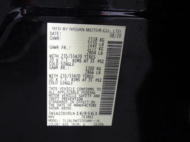 2020 Nissan Murano Platinum Raleigh NC